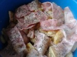 SAlata de cartofi cu pui si bacon