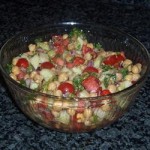 Salata de fasole cu ceapa rosie