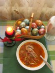 Ciorba de miel cu taitei de casa