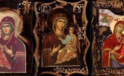 Cumpara modele noi de icoane sfintite de la Muntele Athos, copii dupa icoane facatoare de minuni