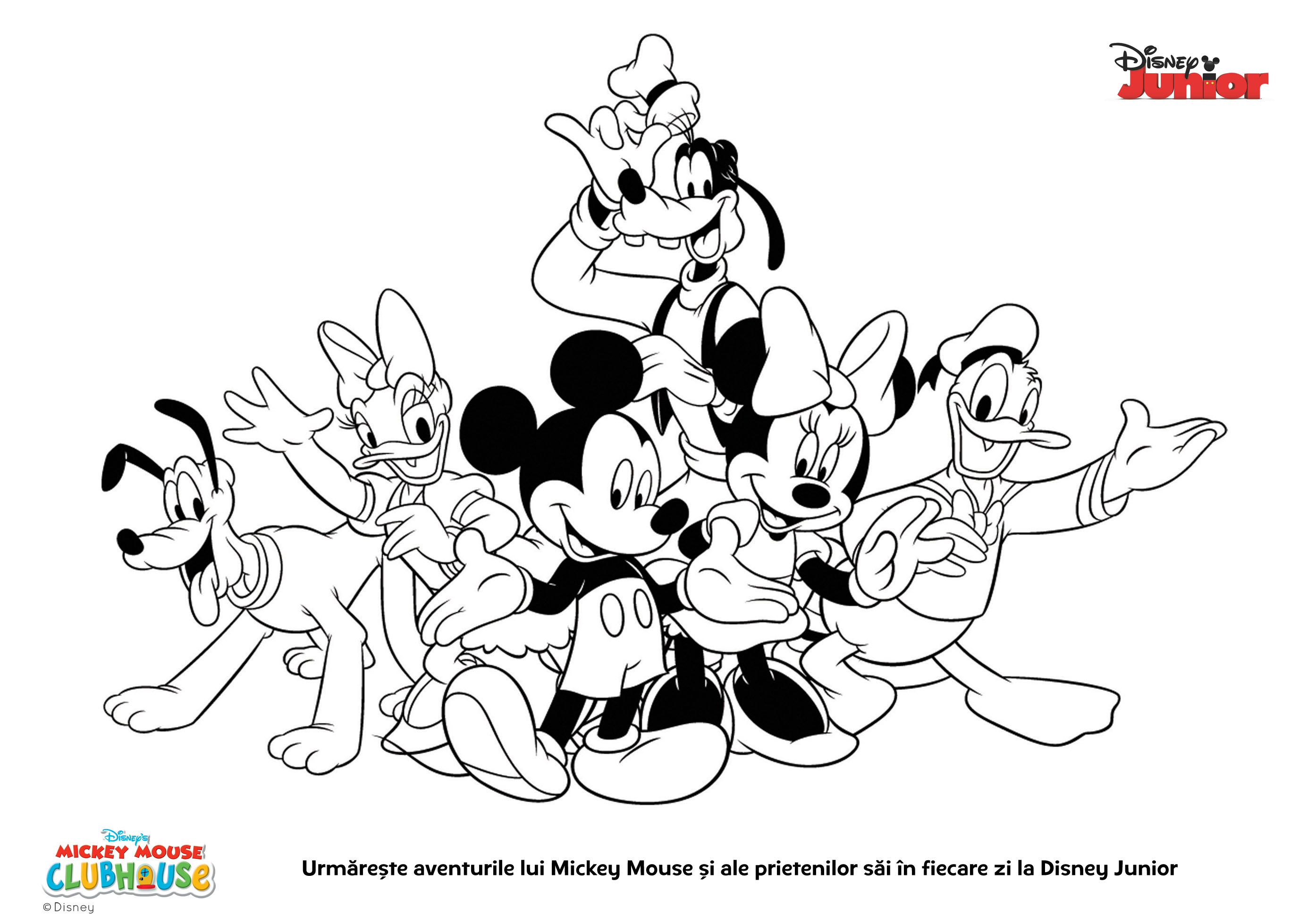 generally Vaccinate Lodging Planse de colorat pentru copii: Clubul lui Mickey Mouse -  Sfatulparintilor.ro