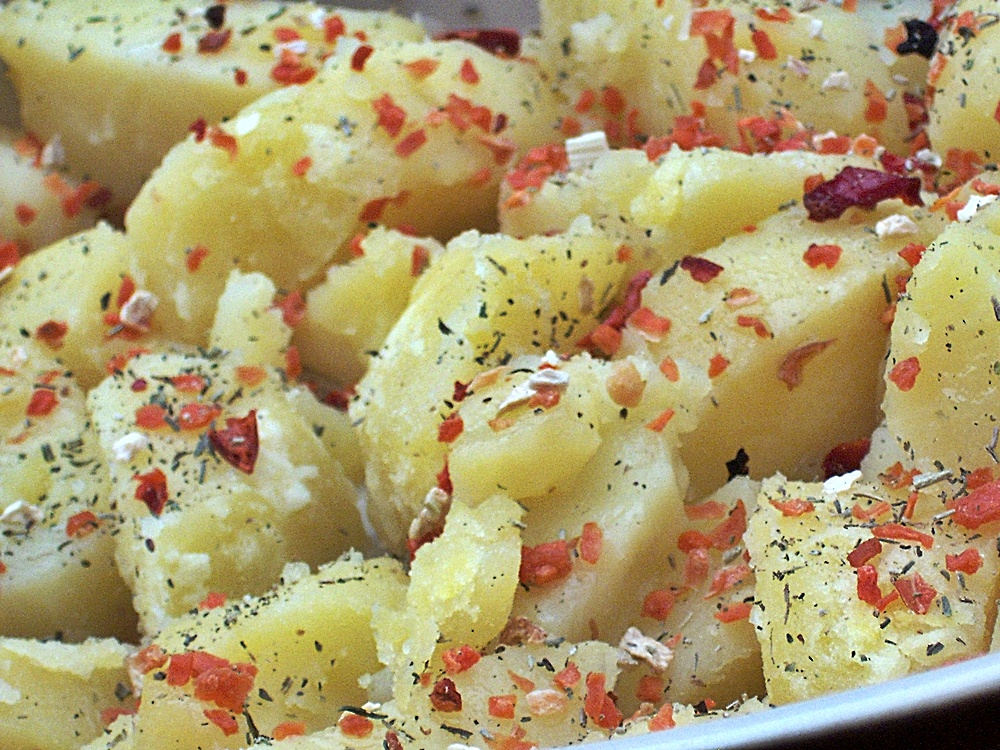 Cartofi cu rozmarin si legume deshidratate