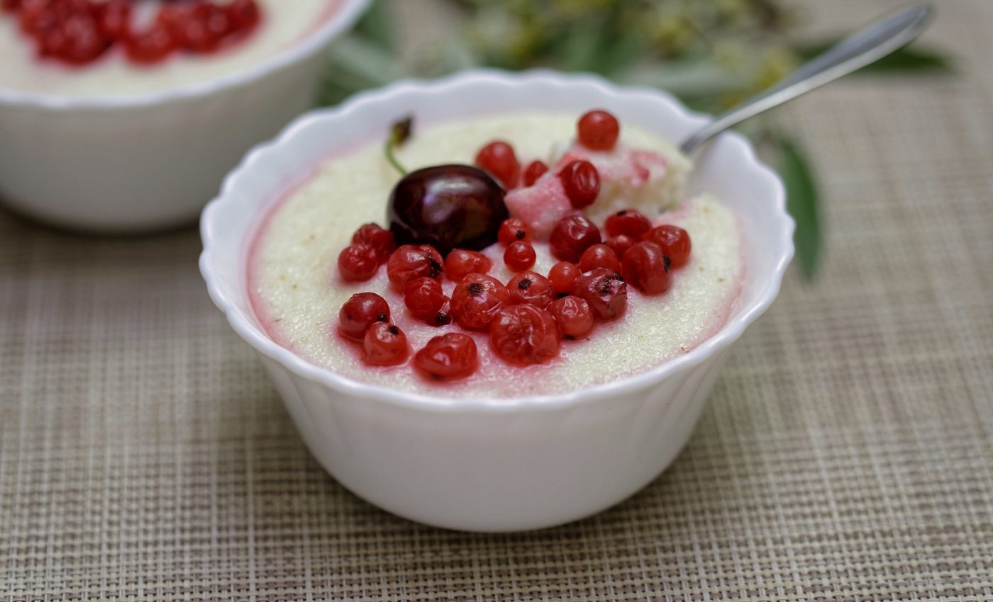 Gris cu lapte si vanilie