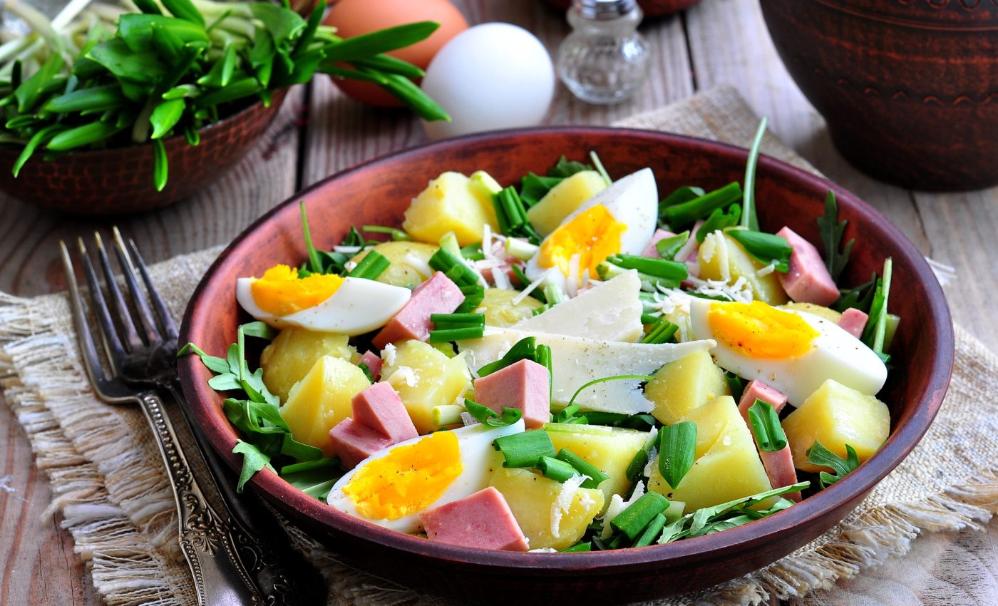 Salata de rucola cu ou