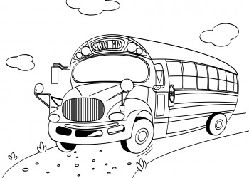 Sfatulparintilor.ro_plansa colorat: Autobuzul scolii