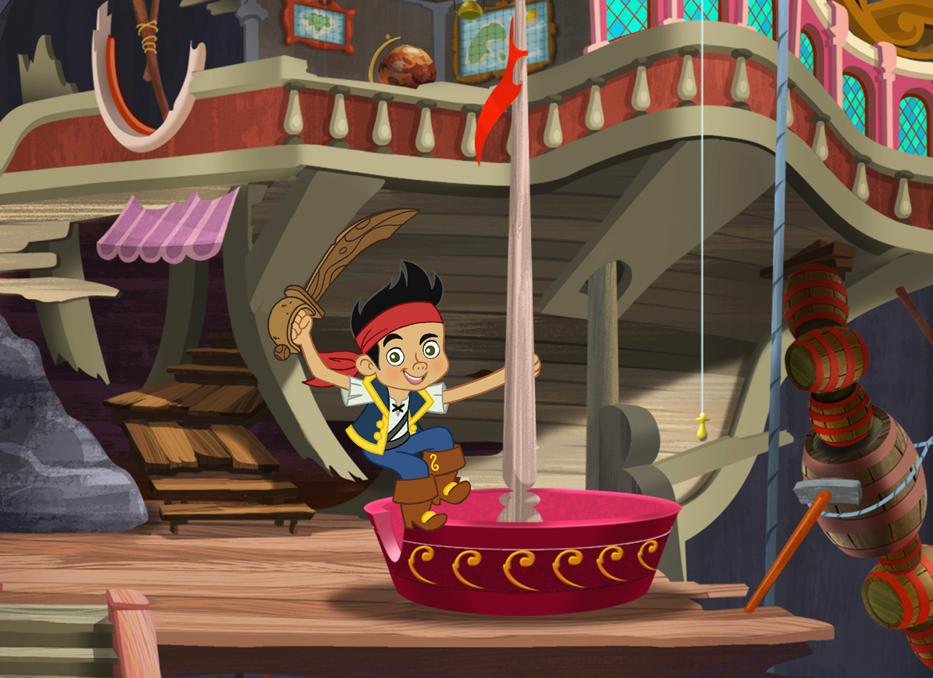 Джек и пираты нетландии фото