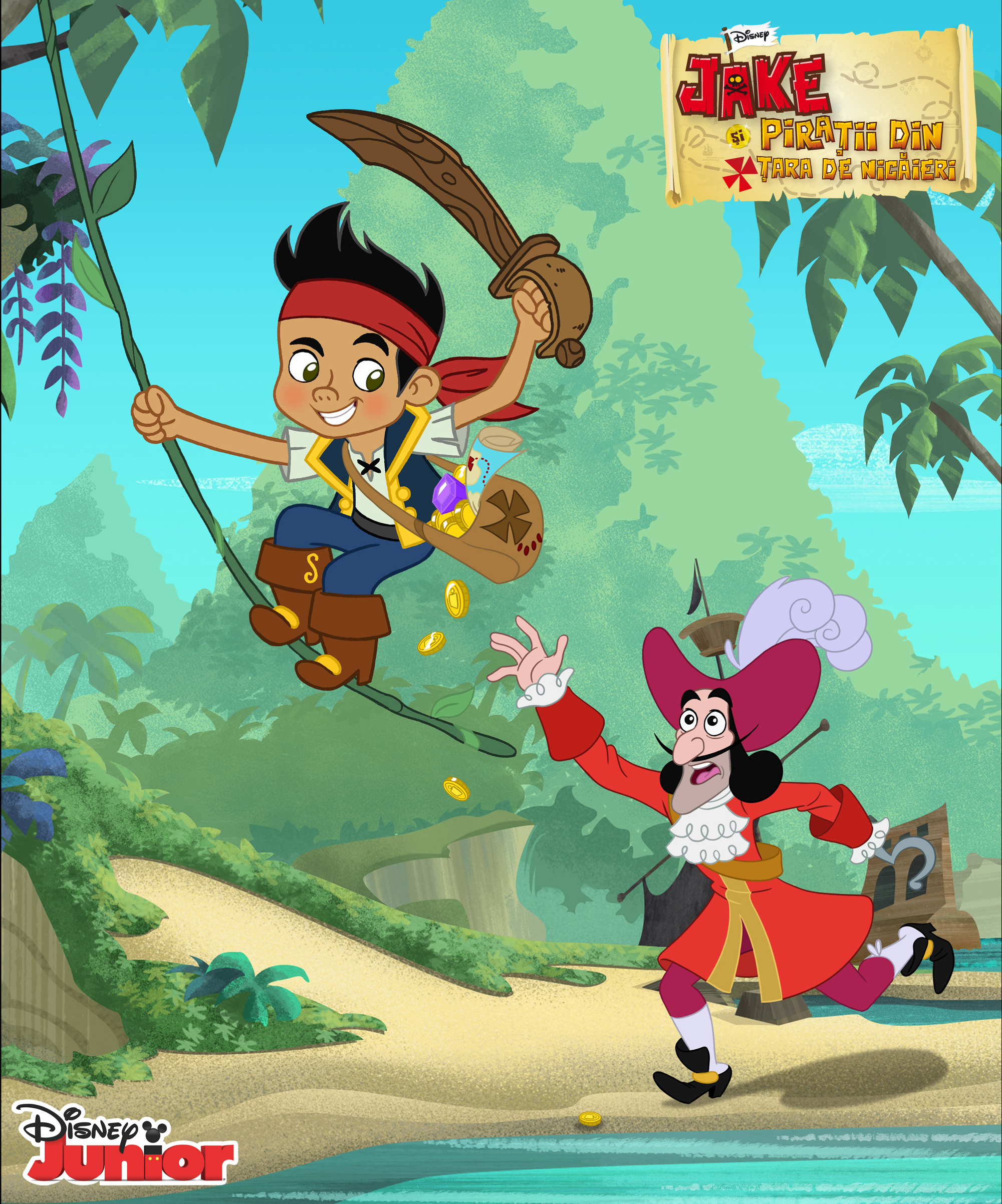 Disney Junior, jake si piratii din tara de nicaieri