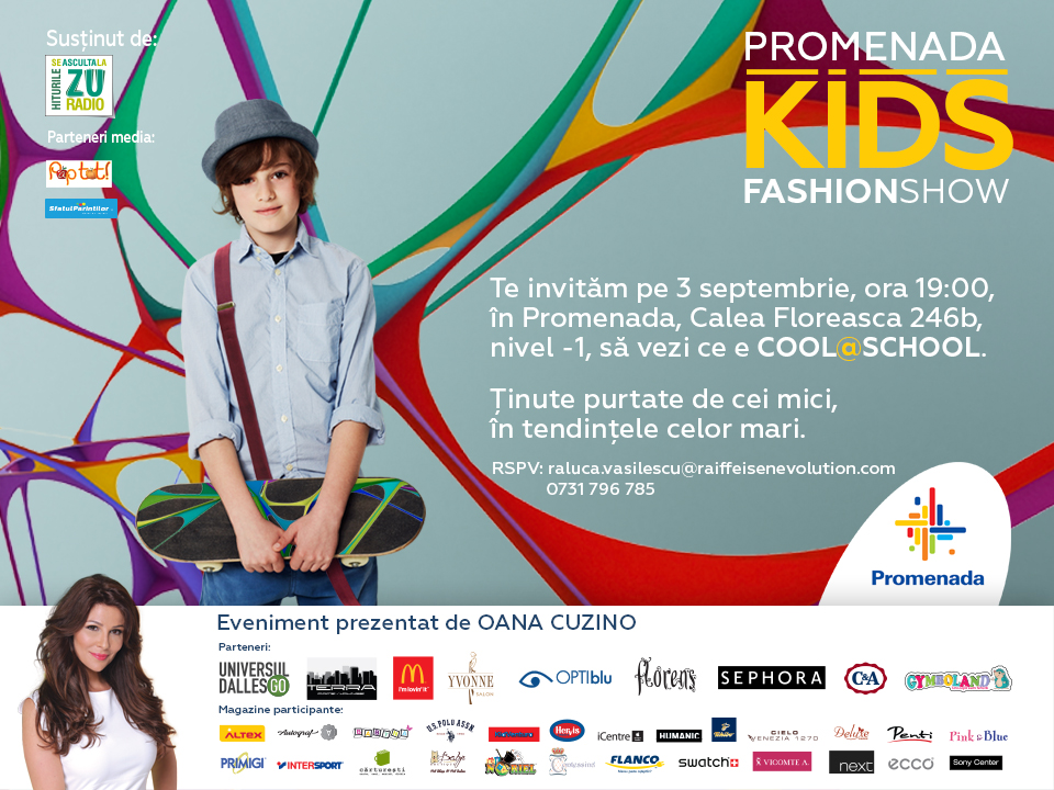 Promenada Kids Fashion Show 3 septembrie2014