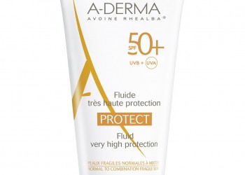 Fluid SPF 50+ A-DERMA PROTECT, 50 ml – pentru pielea fragilă normală-uscată. PRET 62 LEI_