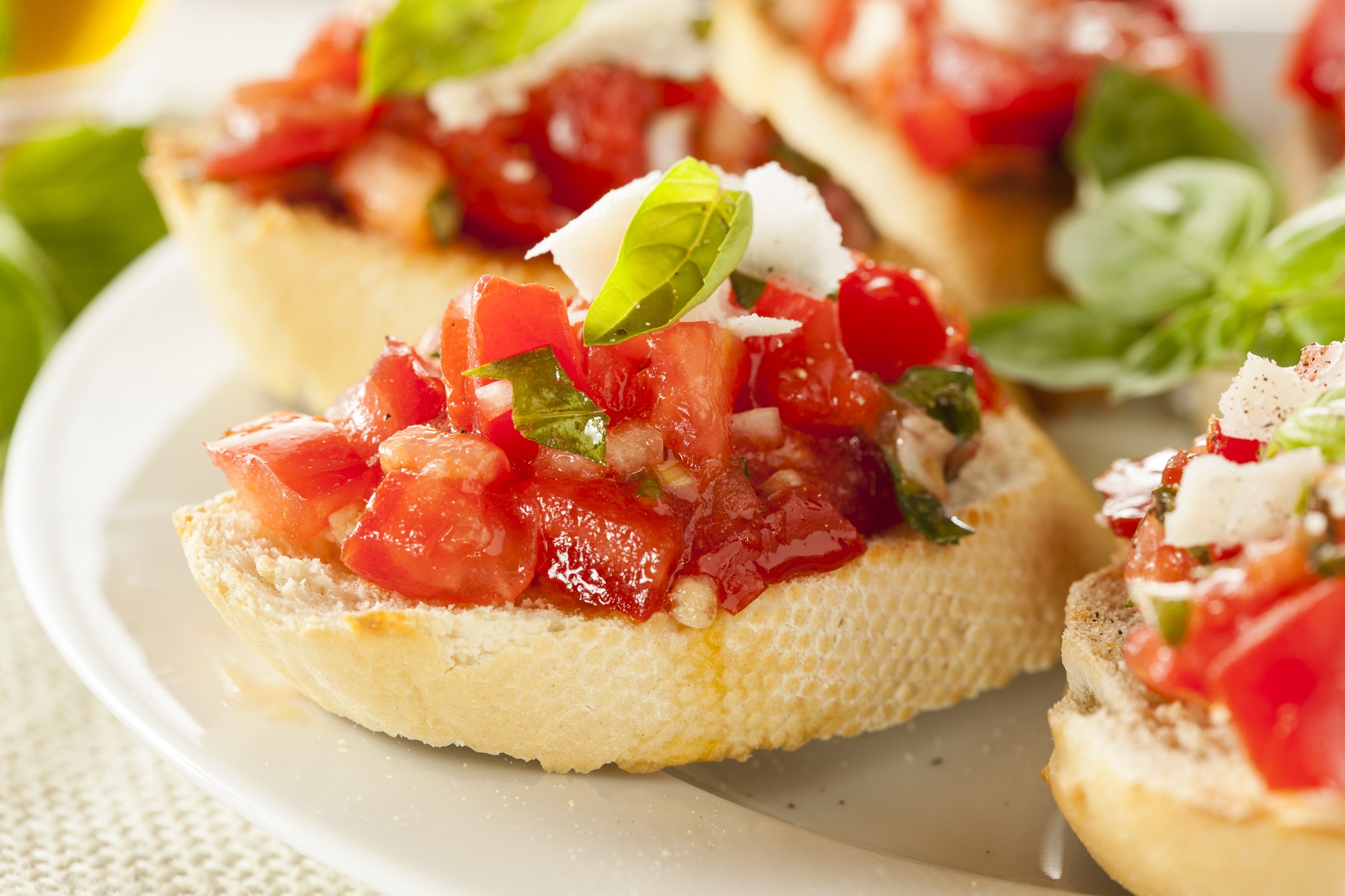 Bruschette cu cascaval