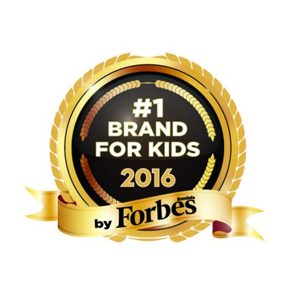 #1 Brand for Kids by Forbes_stamp_2016