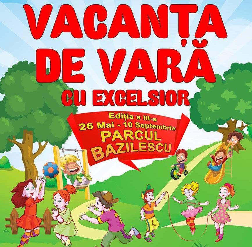 Incepand din 26 mai si pana pe 10 septembrie 2017, Teatrul EXCELSIOR va invita sa va petreceti Vacanta de Vara cu EXCELSIOR, in parcul Bazilescu din Bucuresti.