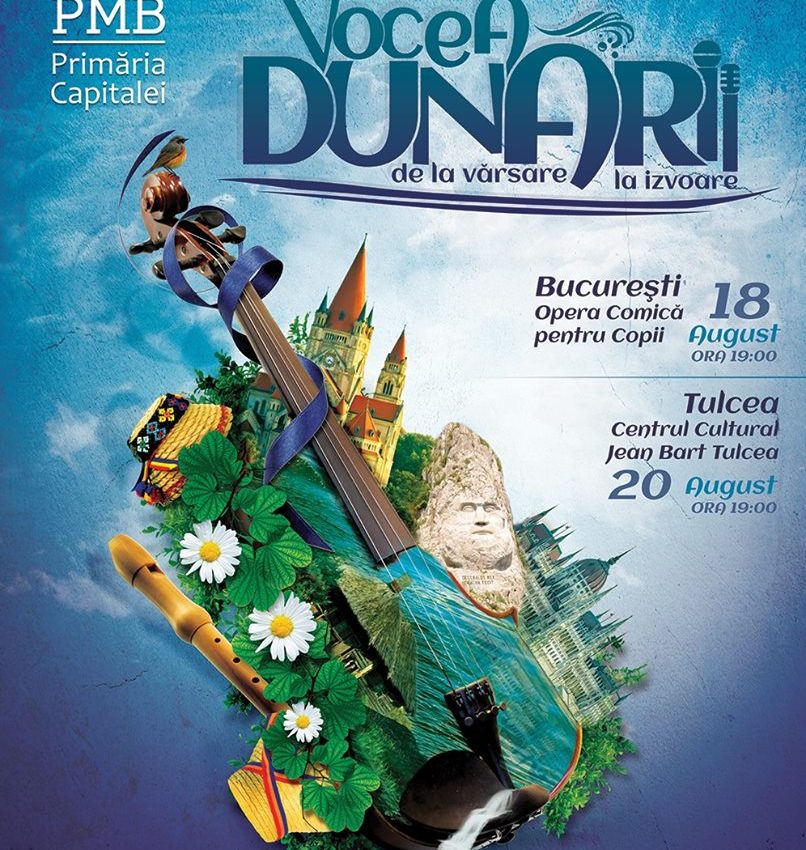 Primaria Municipiului Bucuresti, prin Opera Comica pentru Copii, organizeaza in aceasta luna un spectacol itinerant intitulat “Vocea Dunarii de la Varsare la Izvoare”, ce aduce in prim-plan Dunarea, atat ca reper geografic, cat si ca punct de interferente multiculturale.