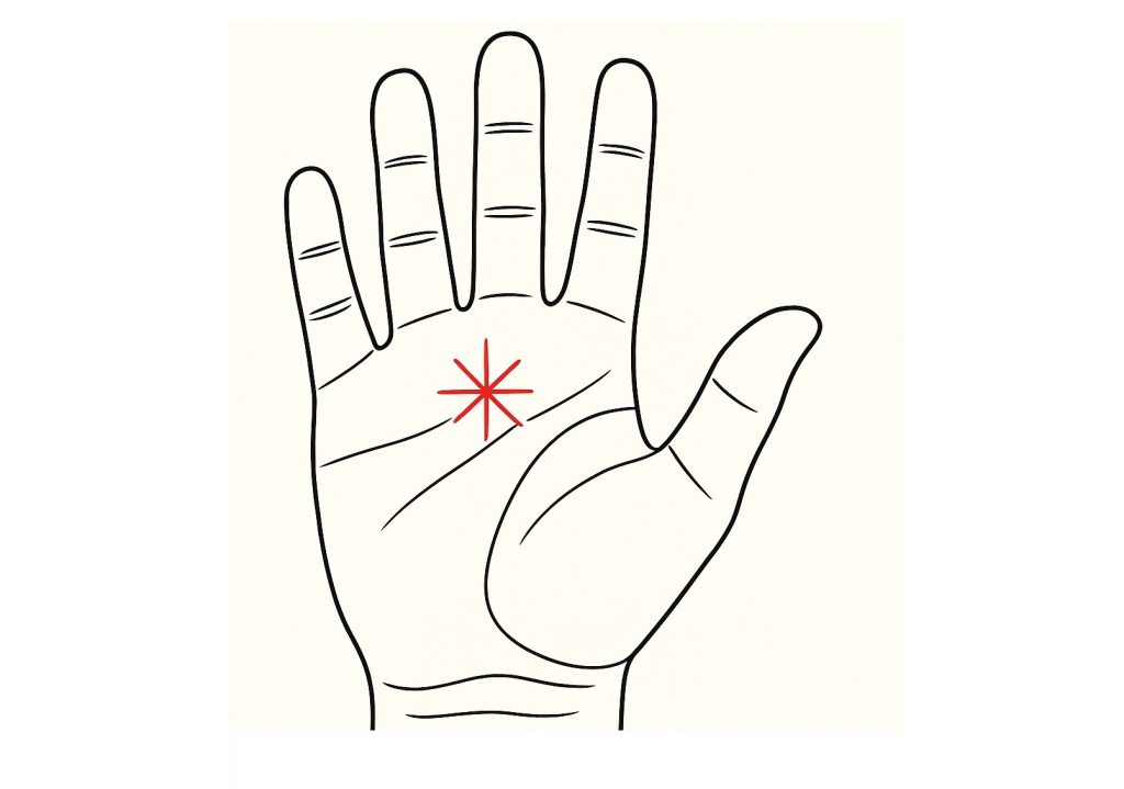 acest semn pe mâini