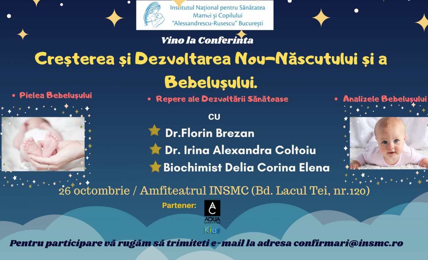 Cresterea si Dezvoltarea Nou-Nascutului si a Bebelusului