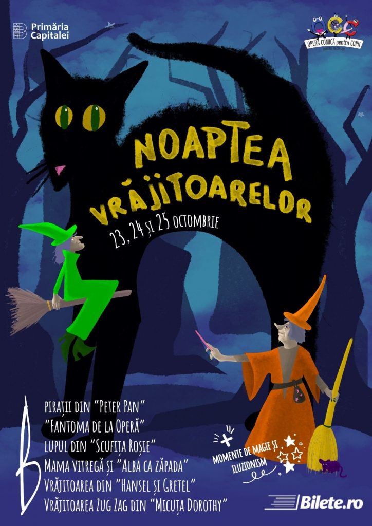 Noaptea Vrăjitoarelor Opera Comică pentru Copii