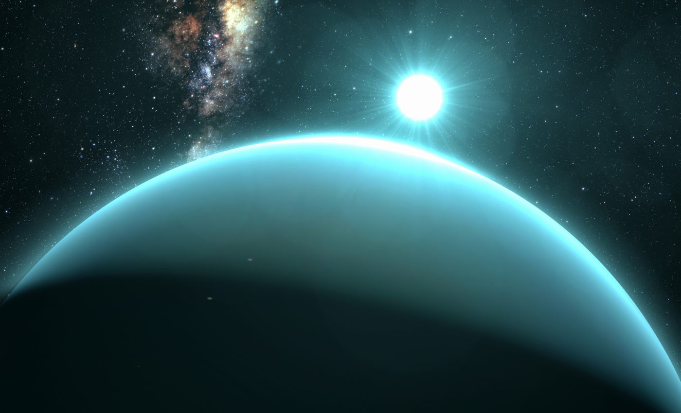 Conjunctie Uranus - Nodul Nord 31 iulie 2022