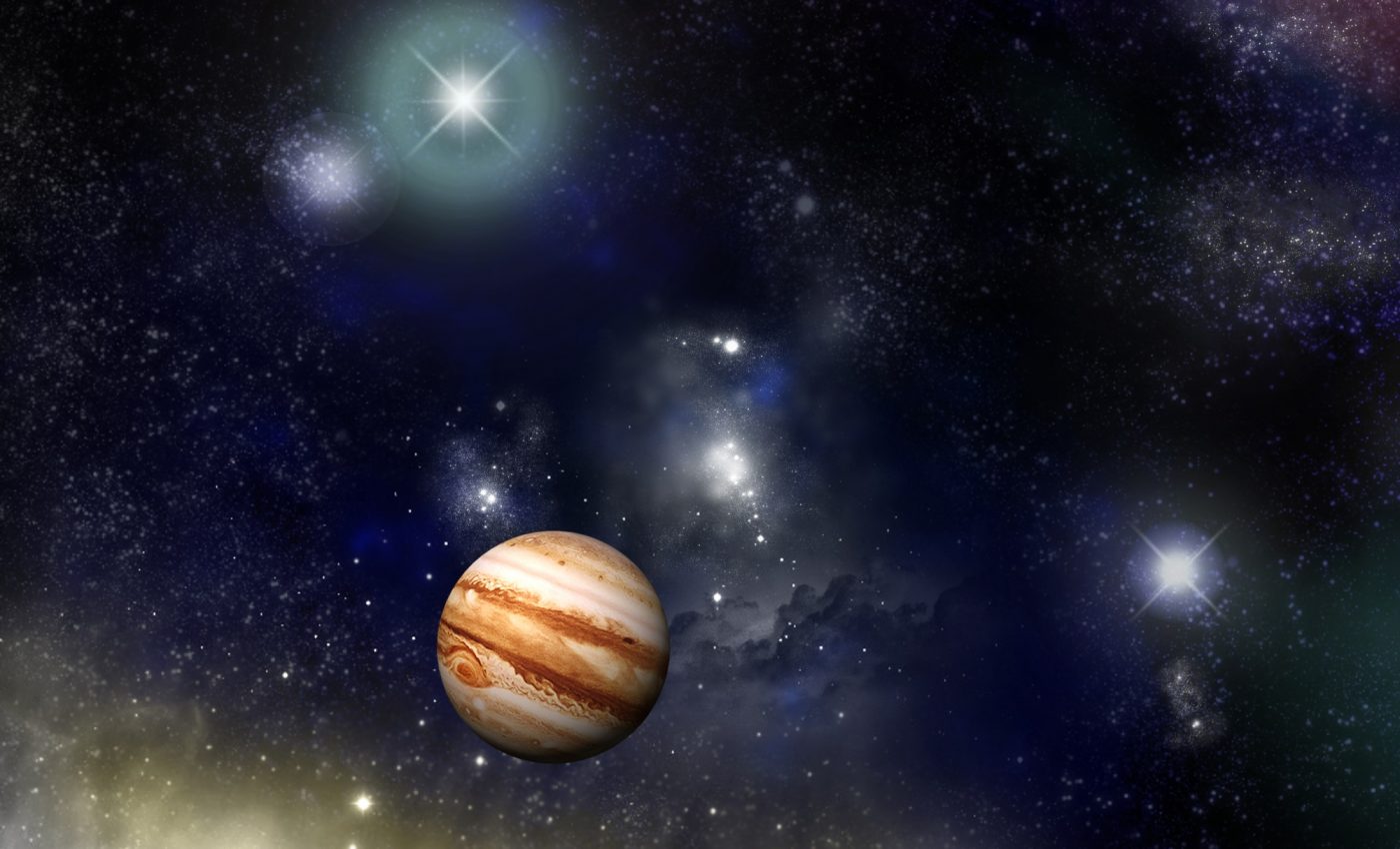 Jupiter retrograd in “sfera de cristal”