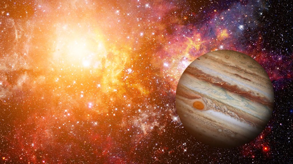 Jupiter în conjuncție cu Nodul Nord