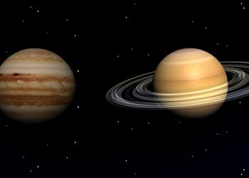 Jupiter face sextil cu Saturn