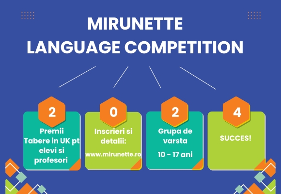 Ultimele zile de inscriere la Mirunette Language Competition!