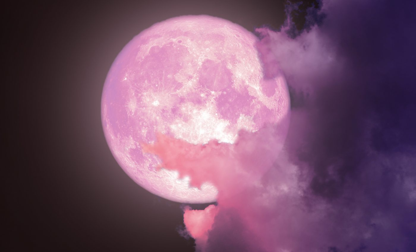Luna Plină roz în Scorpion 2024