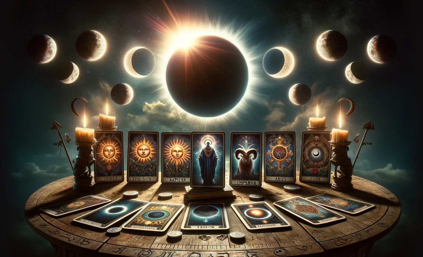 Mesajul cărților de tarot cu prilejul eclipsei totale de Soare