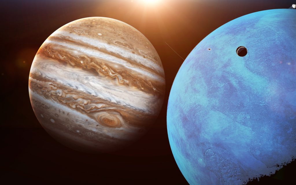 NOROCOSUL Jupiter și VISĂTORUL Neptun se întâlnesc
