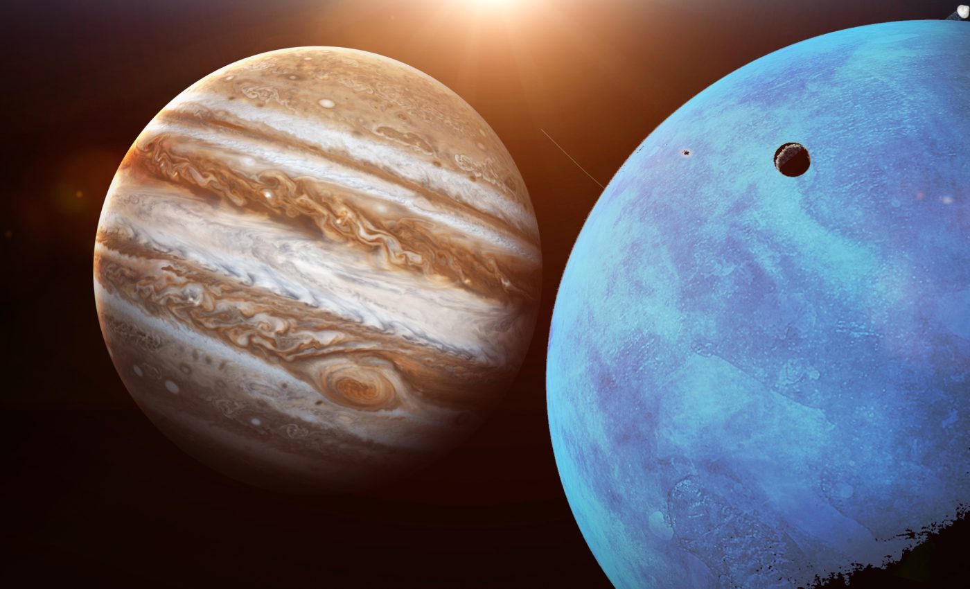 NOROCOSUL Jupiter și VISĂTORUL Neptun se întâlnesc
