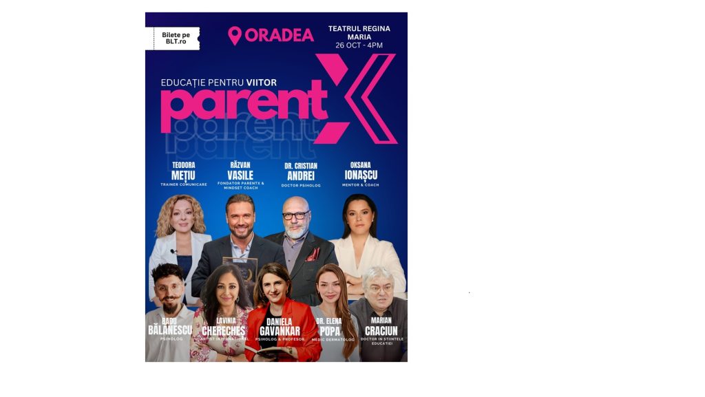 PARENTX Oradea pe 26 octombrie