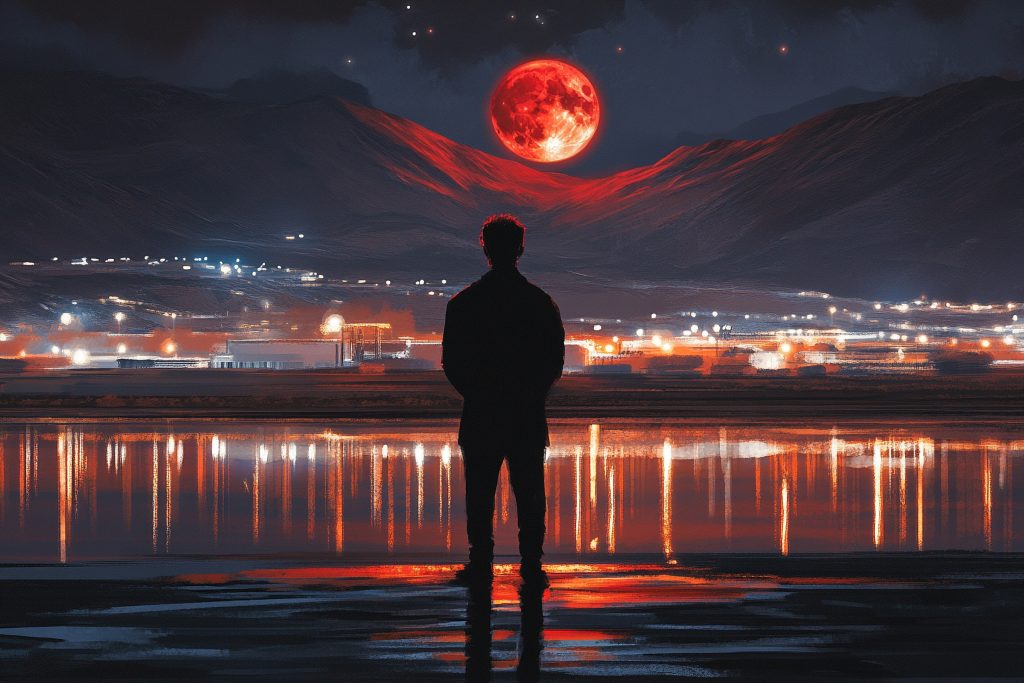 Eclipsă TOTALĂ de Lună plină sângerie în Fecioară