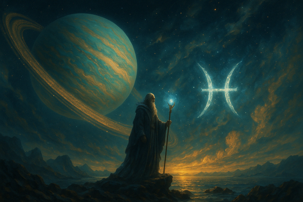 Lordul karmei SATURN conjuncție cu Nodul Nord