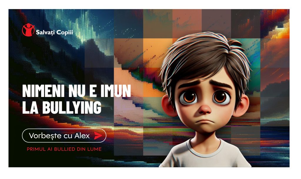 Organizația Salvați Copiii lansează un instrument neobișnuit de conștientizare: Alex, un agent AI care se comportă ca un copil de 10 ani victimă a bullyingului.
