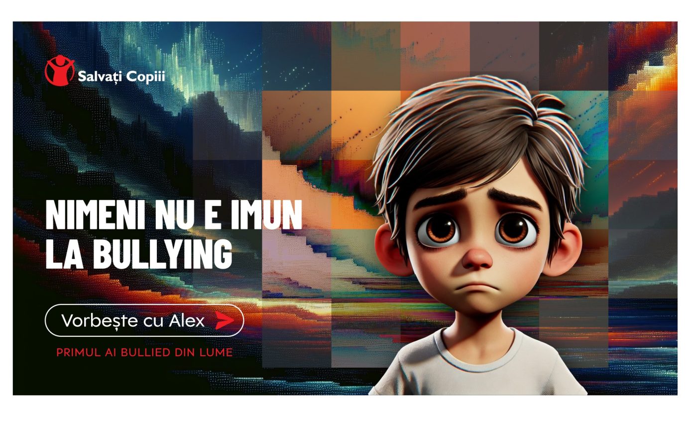 Organizația Salvați Copiii lansează un instrument neobișnuit de conștientizare: Alex, un agent AI care se comportă ca un copil de 10 ani victimă a bullyingului.
