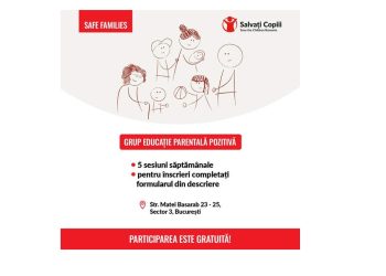 Salvați Copiii lansează sesiunile gratuite de educație parentală Safe Families