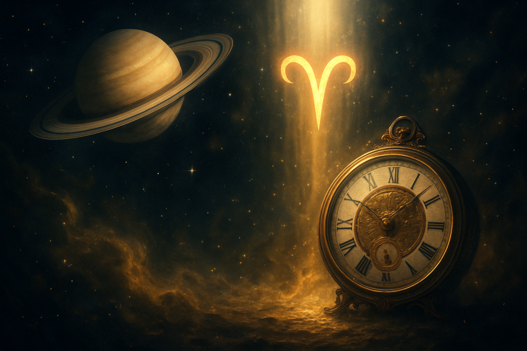 Saturn retrograd în Berbec din 13 iulie 2025