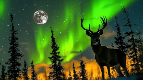 LUNA PLINĂ a Cerbului VIS ASCUNS
