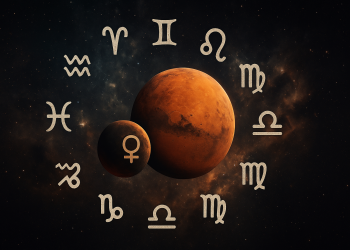 conjuncția Marte – Nodul destinului Sud