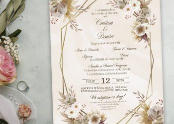 Cele mai populare teme pentru invitațiile de nuntă în 2025