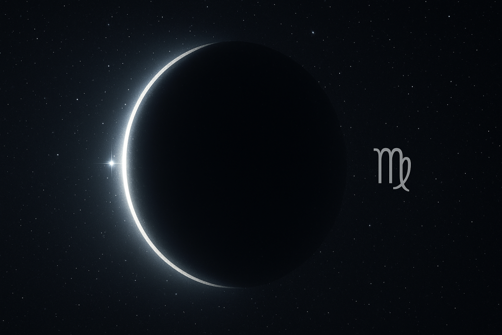 Lună nouă NEAGRĂ în Fecioară – 23 august 2025