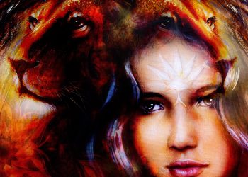 https://depositphotos.com/illustration/painting-mighty-lion-head-on-ornamental-background-and-mystic-woman-face-computer-collage-94406876.html