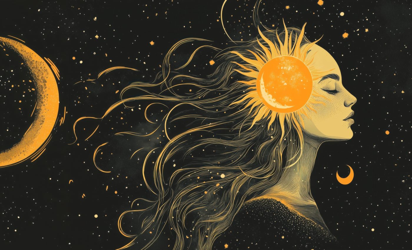 Lună–Venus noroc și abundență ZODII