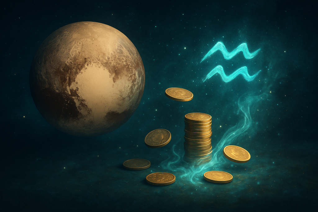 Horoscopul banilor pentru Pluto direct în Vărsător
