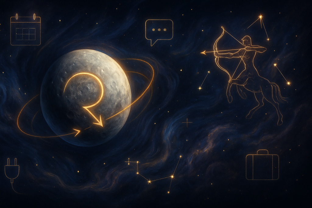 Mercur RETROGRAD în Săgetător