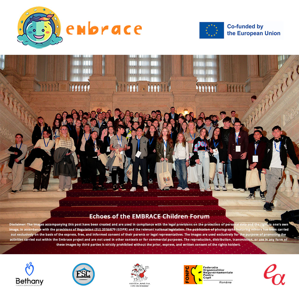 Forumului Copiilor și Tinerilor EMBRACE