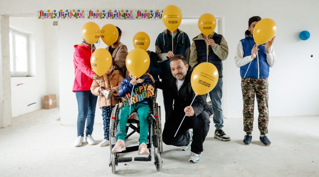 Mihai Morar casă familială Hope and Homes for Children