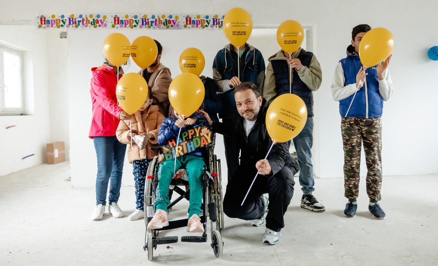 Mihai Morar casă familială Hope and Homes for Children