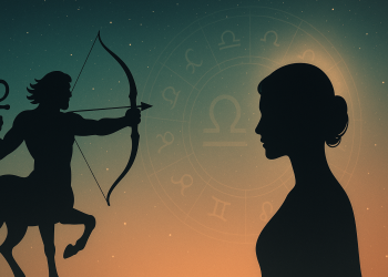 fa-mi aici o fotografie pe lat care sa ilustreze o silueta feminina - Venus si vindecatorul Chiron. zodiile sa se intrezareasca subtil in fundal asta e titlul Iubăreața Venus din Balanță se opune vindecătorului Chiron din Berbec. Ce răni în amor vindecăm din 1 noiembrie 2025?