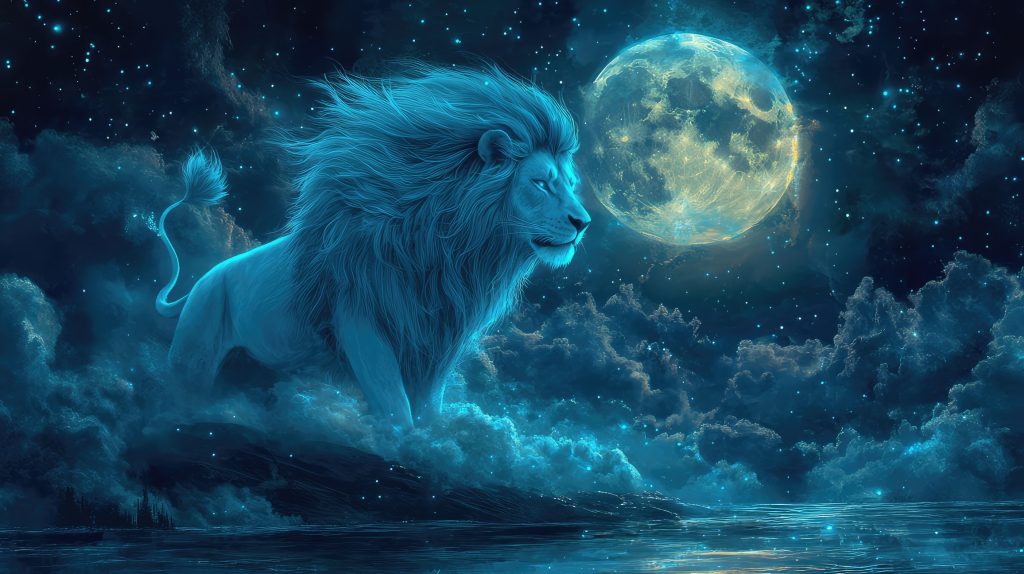 Luna Plină a zăpezii în Leu