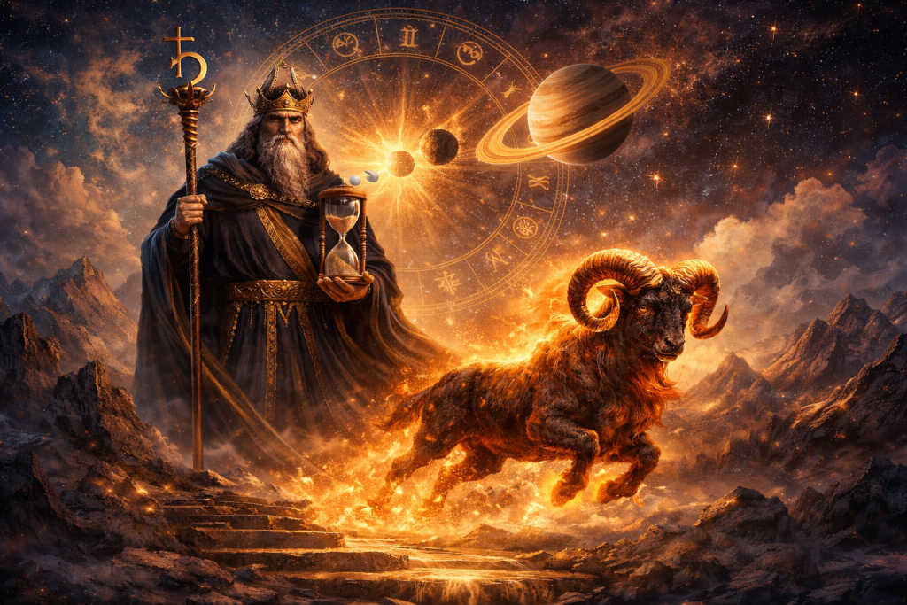 Saturn intră în Berbec